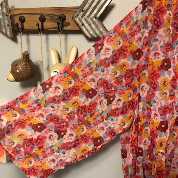 Lane Bryant button front babydoll blouse size 22/24P. - Picture 4 of 13